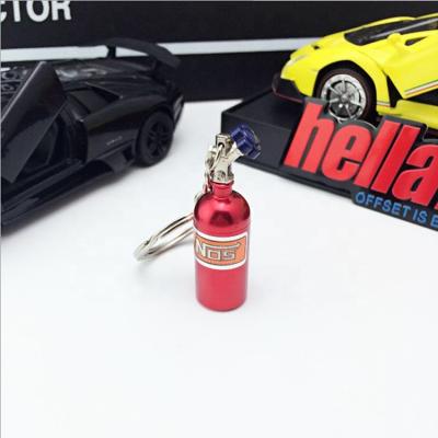 China Metal Customized Engine Turbine Car Part Nitrogen Cylinder Scent Key Chain for sale