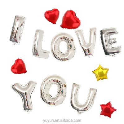 China Advertising toy sell I love you all kinds of Christmas helium balloons wholesale for sale