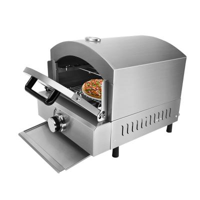 China Outdoor Portable Camping Chef Pizza Oven Gas Outdoor Pizza Maker with 12 Inch Pizza Stone for sale