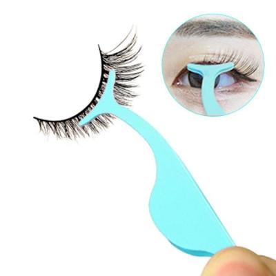 China Lash Applicator Eyelash Extension Curler Nipper Auxiliary Clip Clamp Makeup Forceps 8230561 Eye Lash Tweezers Work False Eyelash Makeup 1pc for sale