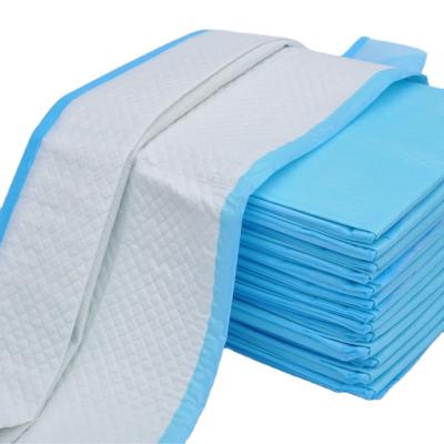 China Kimsoul baby plain weave disposable diapers with same material of disposable diaper for adults, wholesale disposable underpads for sale