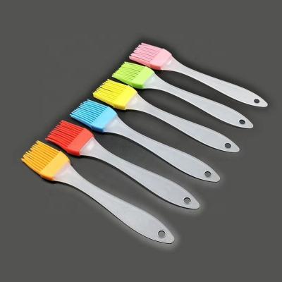 China Easily Cleaned Barbecue Cepillo De Silicona 16cm Rubber Mini Basting Cake Spit Kitchen Silicone Oil Baking Brush for sale