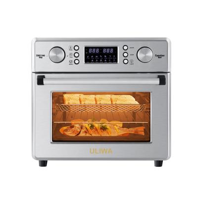 China Hotel ULIWA 25L Electric Convection Oven Rotisserie Dehydrator Bake Reheat Air Fryers Toaster Oven for sale