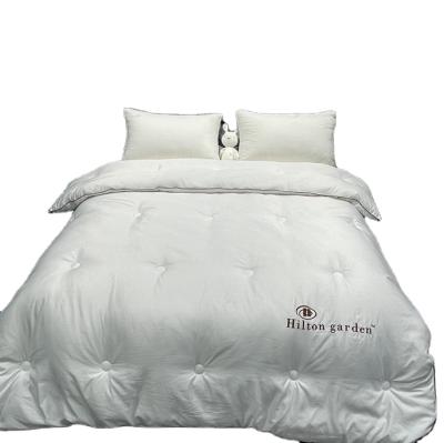 China Luxury Alternative Comforter Reversible Comforter Insert Super Soft Quilted Comforter All Season Hilton Hotel Luxury Order for sale