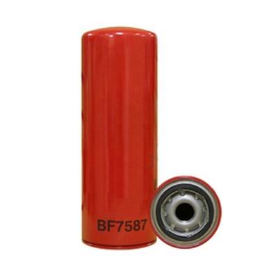 China BF7587 Hydwell Excavator Parts Fuel Spin On Filter with Standard Filter Paper and Iron for sale