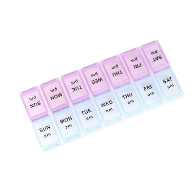 China Hot Sale Home Use Unique Design Flip Top High Quality Storage Medicine Pill Organizer for sale