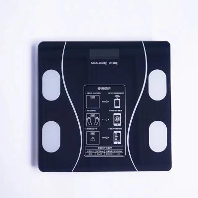 China Bluetooth New Heart Rate Electronic Weigh LCD Scale Personal Smart Digital Bodi Weight Body Scale for sale