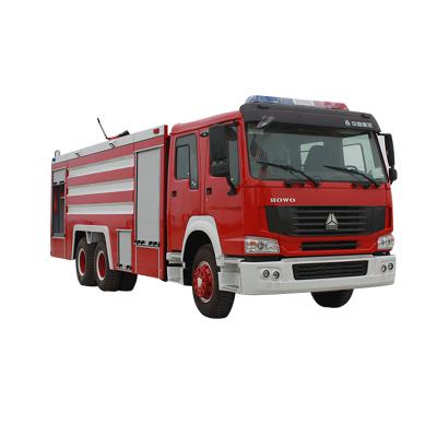 China 2020 Brand New Sinotruk HOWO 6x4 10 Wheels 12000L Water Foam Fire Truck Fire Vehicle 9955*2496*3250 for sale