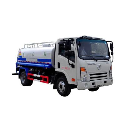 China 5000 liter 4x2 5900ml mini stainless steel water tank truck for sale