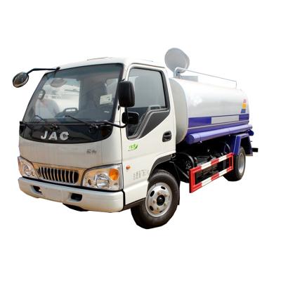 China Hotels JAC 4*2 5 MT Sprinkling Water Tanker Vehicle Water Tank Truck For Sale for sale