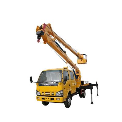 China 20m 10m 14m Platform Hand Truck Aerial Rig Truck With Bucket For Sale < 4L for sale