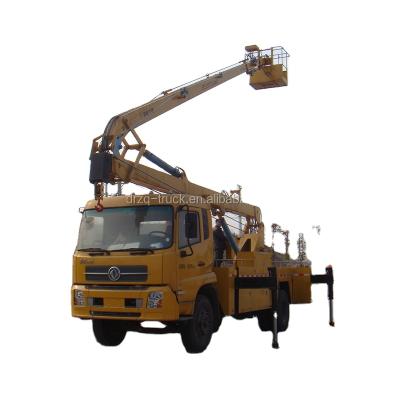 China DFMAC 32 M Lift Aerial Platform Truck with 5 Section 6 Booms - 8L for sale