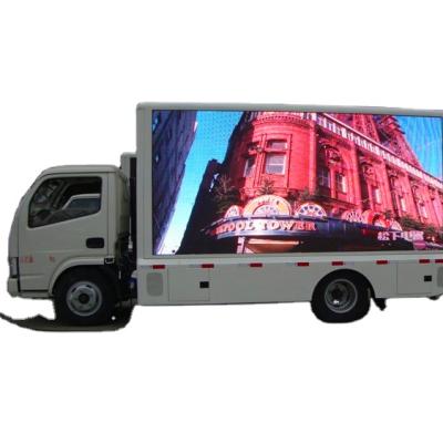 China EXIT GATE low price 2 axles water proof LED screen LED lights moving stage for sale led display Van truck for sale