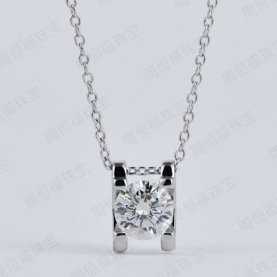 China CLASSIC Traceable Jewelry 2021 New Jewelry Supports Drop Shipping Classic 925 Silver Mosaite Necklace for sale