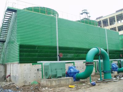 China Industrial Use Square Water Cooling Tower With High Efficiency for sale