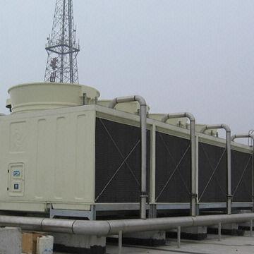 China Cross Flow Rectangular Cooling Tower, Easy to Maintain, CTI Certified  for sale