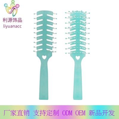 China Cheap direct price private label hair comb factory sale nylon bristle hair brush for sale