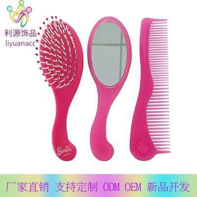 China Eco-friendly Durable Lightweight Travel Professional Hair Brushes Paint Mirror Set Wholesale for sale