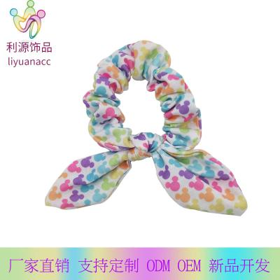 China Japan and hot selling new fashion Korean style hair band woman elastic hair ties girls hair band fabric scrunchies for sale