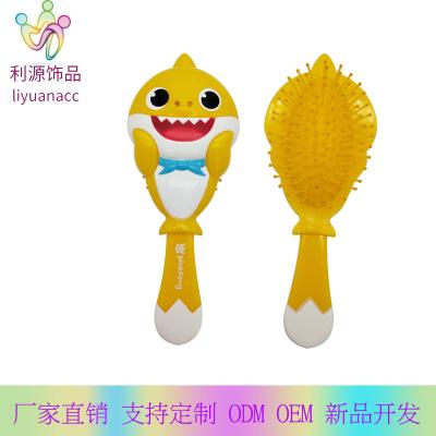 China High Cost-effective Eco-friendly Plastic Cute Children Cartoon Detangling Hair Brush Massage Comb for sale