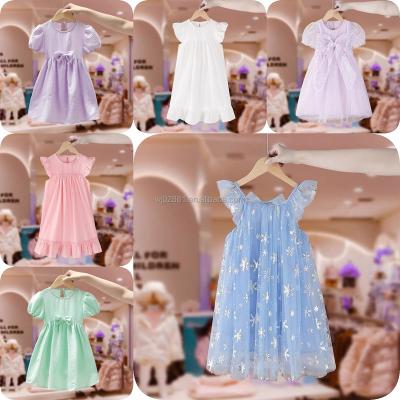 China 2023 New Anti-wrinkle Fashion Girl Party or Wedding Dress, Suitable for Formal Elegant Princess Bridesmaid Dress 2-12 Years for sale