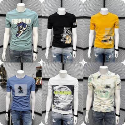 China Anti-wrinkle fashion custom printed short sleeve casual loose oversized sublimated men's T-shirt for sale