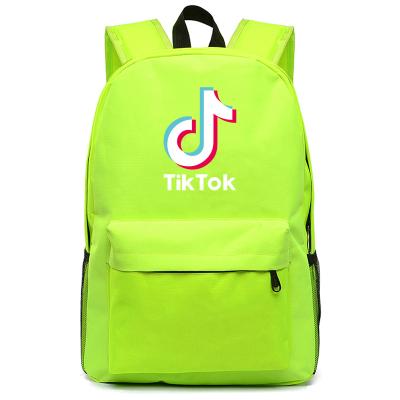 China Hot Sale Anti-theft Fashion Portable Colorful School Bags 20-35L Oxford Tik Tok Backpack Boys Teenagers Student Sale for sale