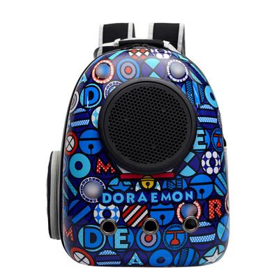 China New Design OEM ODM Factory Breathable Cats Dogs Capsule Outdoor Pet Backpack Bags Breathable Carrier Bags for sale