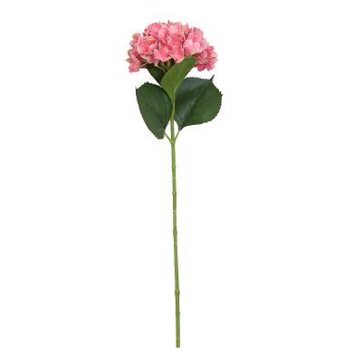 China Home Decoration High Quality Real Touch Artificial Flower Latex Simple Wedding Party Hotel Hydrangea for sale