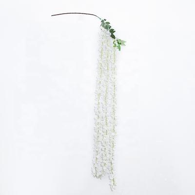 China Artificial Wisteria Flower Wedding Party Hotel Decoration Zero Wisteria Multi-direction Silk Flower Home 3 and Stem Wedding for sale