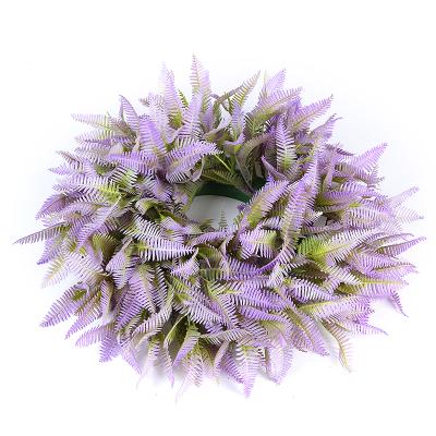 China New Arrival Soft Purple Flower Garland Horticulture Simulation Plastic Flower Garland for sale