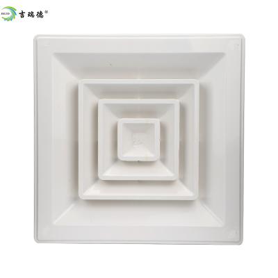 China Hot Selling Square Ceiling Split Wind Diffuser / Aluminum Linear Split Air Diffuser HVAC System With Damper for sale