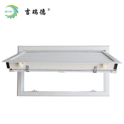 China Fixed Linear Blade Bar AC Grill Wall Duct Covers Removable Core Air Return Grilles for sale