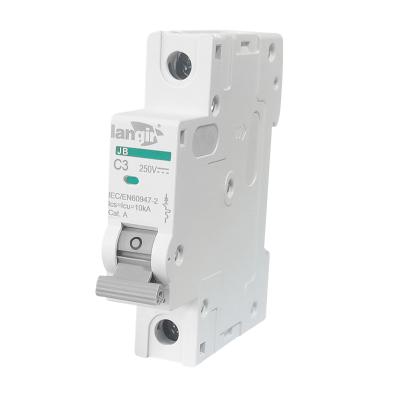 China Plastic Circuit Breaker DZ47-100H 2P 10KA 100A 230/400V MCB Mini Circuit Breaker DC Safety Breaker for sale