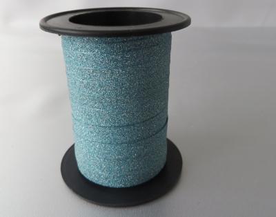 China Het blauwe Rode Gele Krullen schittert Lint 5mm X 10m, Holografisch Krullint voor Decoratief Te koop