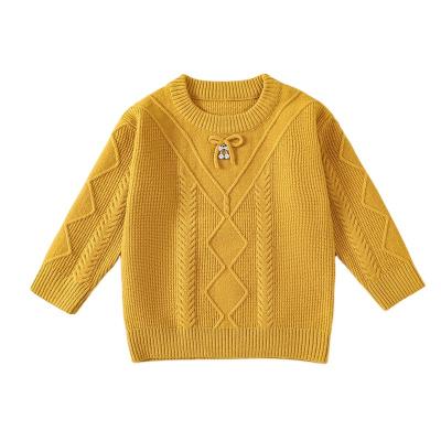 China High Quality Anti Shrink Baby Sweater Knit Jumper Sweater Kids Pullover Fall Winter Oversized Knitted Clothes For Girls for sale