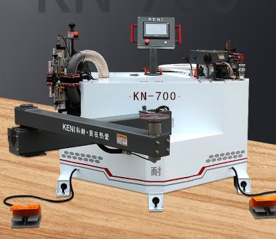 China Home Use KN700 Straight Trimming Automatic Woodworking Curved PVC Dark Edging Machine for sale