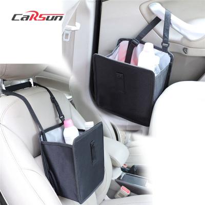 China Car Hanging Trash Bag Waterproof Organizer Garbage Bag Interior Car Storage Organizer 1.85 Gallon Capacity Auto Accessories for sale