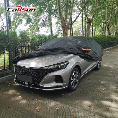 China Water Resistant Body Covers Car Four Seasons Aluminum Film Thickened Sunscreen Dustproof And Snowproof Covers for sale