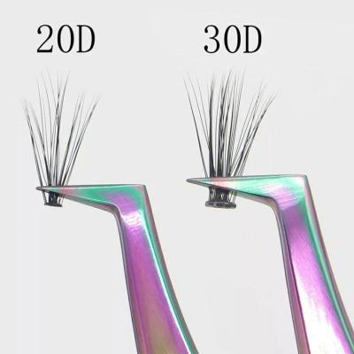 China Wholesale Natural 10D/20D/30D Lashes Individual Makeup Cilias Long Volume 3D Group Eyelash Extension Natural Black Faux Effect for sale