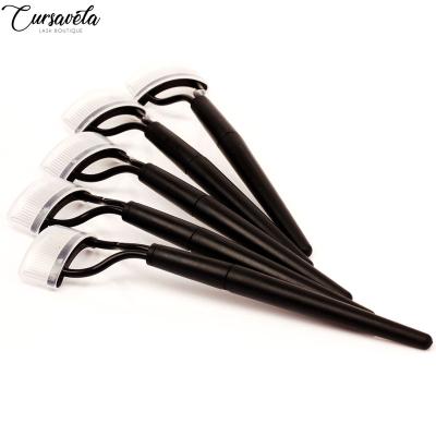 China Clean and Remove CURSAVELA Lash Separator Foldable Metal Lashes Brush Comb Mascara Loop Makeup Cosmetic Tools Seller for sale