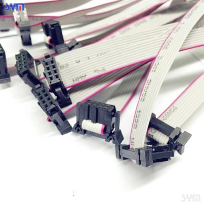 China Electronic 10pin to 40 Pin Ribbon Cable with 1.0mm IDC Connector Ribbon Cable Wire Harness for sale