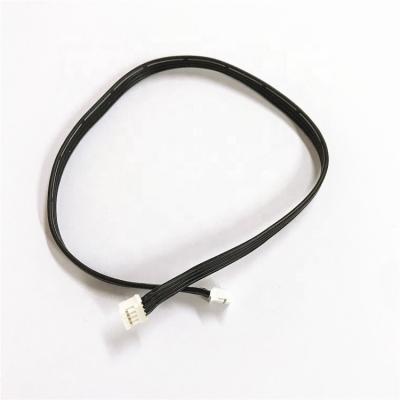 China Machinery Equipment OEM 2.0 JST pH 4P Connector Black Flat Cable Wire Harness 4 Core 24awg 30cm for sale