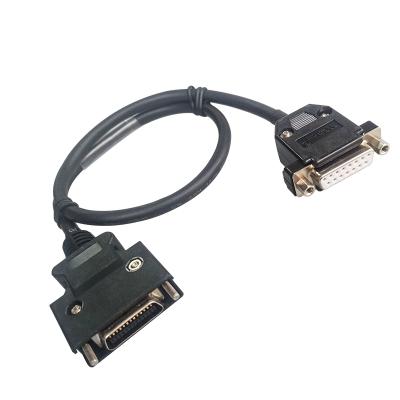 China Monitor Dsub 37pin connector vga dvi cable assembly d-sub 37p male female cable for sale