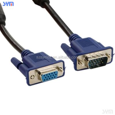 China Monitor Dsub 15pin connector vga dvi cable assembly d-sub 15p male female cable for sale