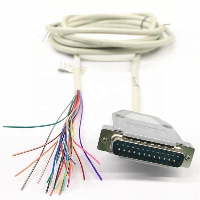 China Industrial Servo Encoder Signal Cable - SCSI /DB 25P Male 2464 Core 28AWG 25 Cable Becky Color 3M for sale