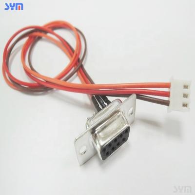 China COMPUTER 9p 15p 25pin D-sub Male Female DB Connector Wire Harness for sale