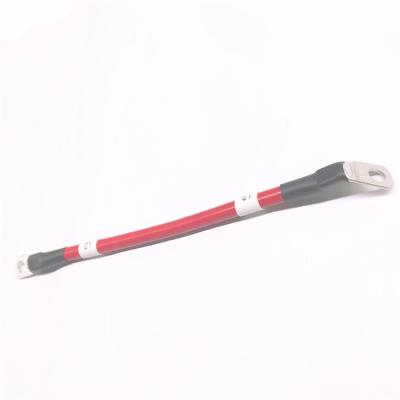 China Red Power Plant Battery Power Inverter Cable With Ring Terminal 8AWG for sale