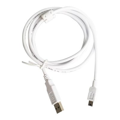 China Mobile phone types USB 2.0 A type male to USB 5P mini B male cable assembly, with ferrite core, with individual PE bag for sale