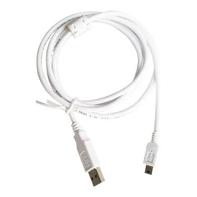 China Mobile Phone Types USB 2.0 A Male Type To USB 5P B Mini Male Cable Assembly With Ferrite Core L=1500mm for sale